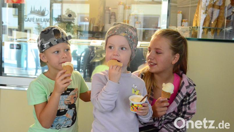Hier schmeckt das leckere Eis. Bild: Kunz