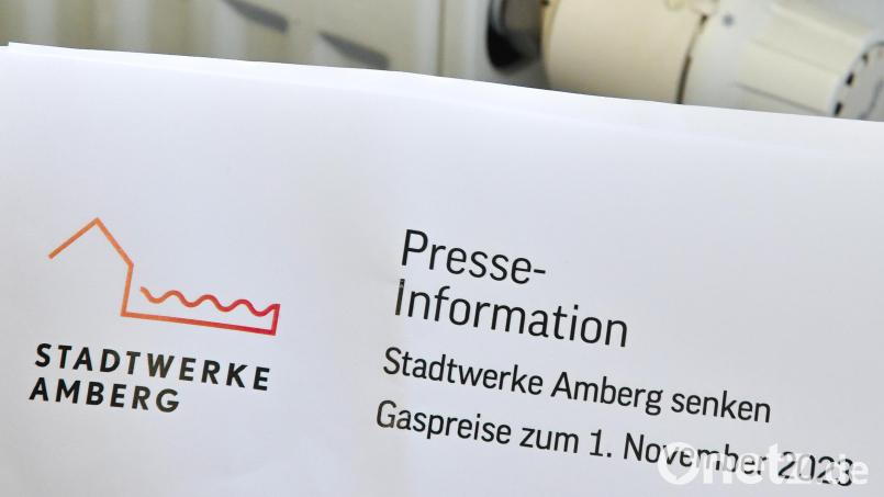 Die Stadtwerke Amberg senken die Gaspreise noch in diesem Jahr deutlich. Symbolbild: Petra Hartl