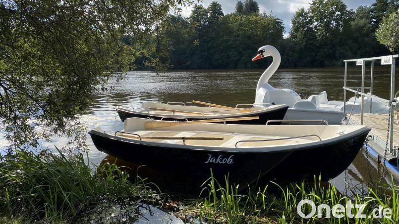 Drei neue Boote gibt es beim Bootsverleih Schwandorf zum Befahren der Naab. Erstmals ist auch ein „Schwan“ darunter. Bild: Sandra Eckert, Stadt Schwandorf/exb