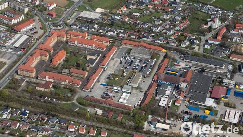 Ein aktuelles Luftbild der Leopoldkaserne zeigt das enorme Entwicklungspotenzial, welches das Areal bietet. Luftbild: Bernd Georgi