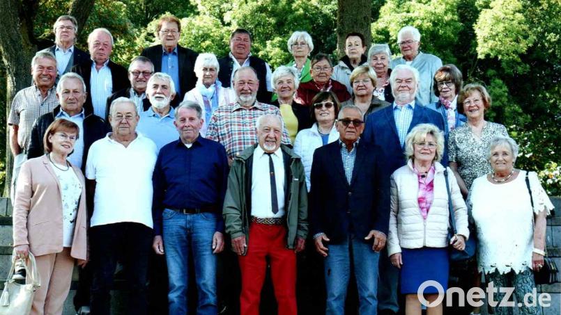 Klassentreffen Jahrgang 1948 der Volksschule Mitterteich Bild: Paul Trapp/exb