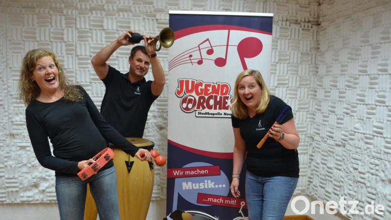 Start der neuen Nachwuchsgruppe den „Stadtkapellen-Bambinis“ und einer „Come-Together“-Probe für alle Musikinteressierten Bild: Hanna Fuß/exb