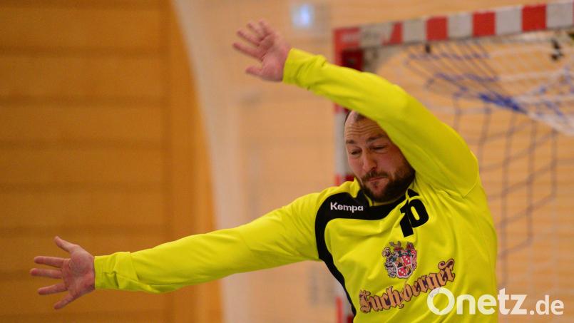 Florian Sturm steht weiterhin im Tor der HSG Nabburg/Schwarzenfeld. Bild: ham