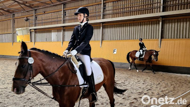 Konzentriert waren die Reiterinnen beim RSG-Turnier bei der Sache. Bild: R. Kreuzer
