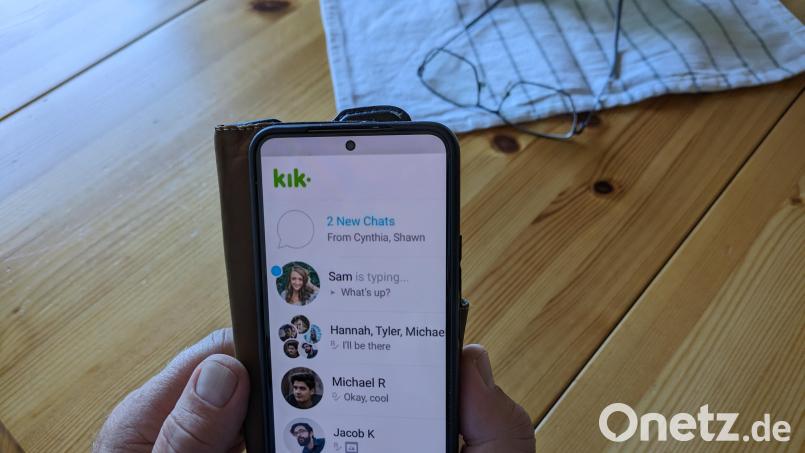 Die Whatsapp-Alternative Kik-Messenger ist laut Polizei für Sexualtäter besonders attraktiv, weil Nutzer dort anonym ohne Angabe ihrer Handynummer kommunizieren können. Symbolbild: Thomas Dobler