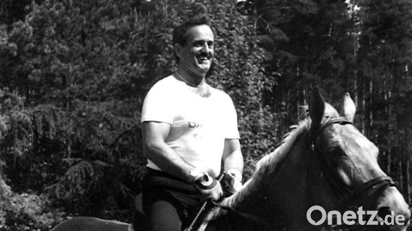 Walter Klankermeier hoch zu Ross. Archivbild: Inge Wirtz-Roegner