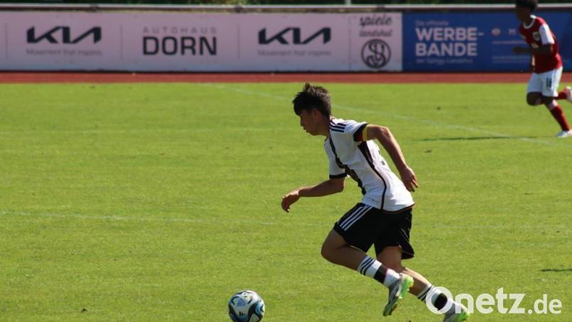 Noah Keller gegen Österreich in Aktion. Bild: Keller/privat