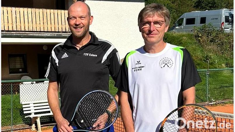 Markus Wild und Bernhard Birkner bestritten das Herren-A-Finale, aus dem Birkner als Sieger hervorging. Bild: Birkner/exb
