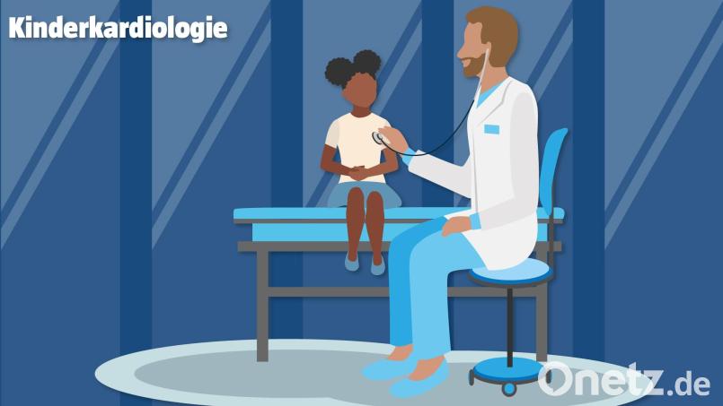 Die Kinderkardiologie kümmert sich unter anderem um Herzprobleme bei Kindern und Jugendlichen. Grafik: Marina Gube