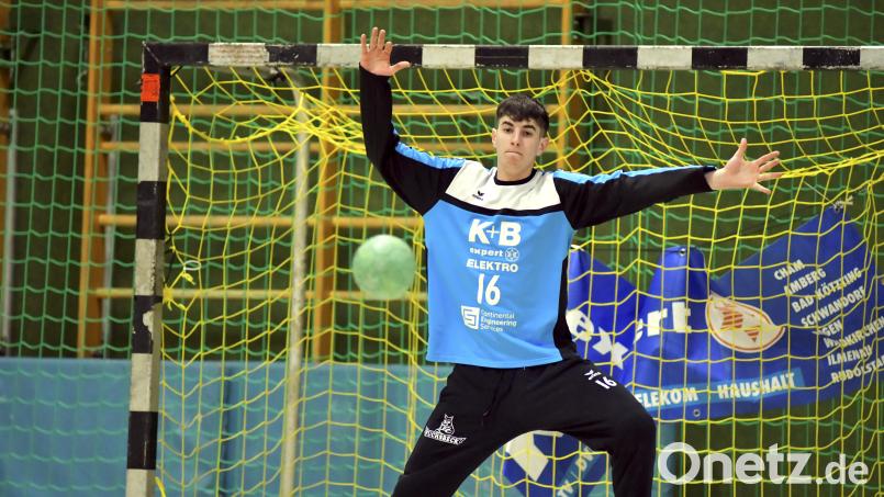 Im ersten Heimspiel der neuen Saison erwartet die Mannschaft des HC Sulzbach um Torhüter Nico Teichert (Bild) die HSG Erlangen/Niederlindach. Bild: Hubert Ziegler