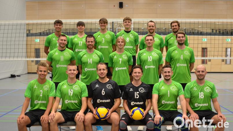Diese Volleyball-Mannschaft aus Amberg will sich in der Dritten Liga bewähren. Bild: gsp
