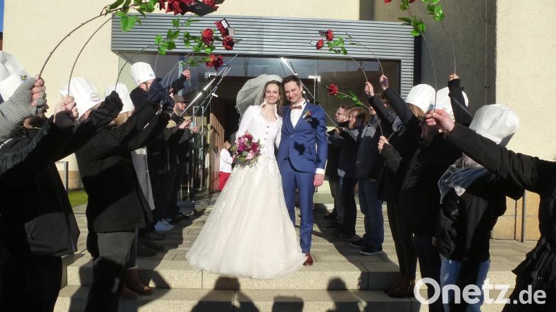 Sie stellen ihren gemeinsamen Lebensweg unter den Segen Gottes: Thomas und Sophia Gotthard. Bild: bk