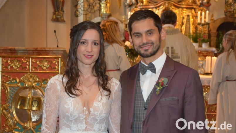 Franziska Riolfi und Andreas Schuller haben in Leonberg kirchlich geheiratet. Bild: jr