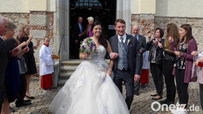 Sie haben &quot;Ja&quot; gesagt zueinander: Edith Landgraf und Markus Zeitler. Bild: bk