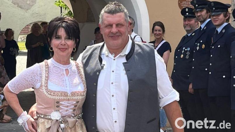 Frisch vermählt: Hilde Süß und Andy Liebl. Bild: Anna Lena Ring/exb