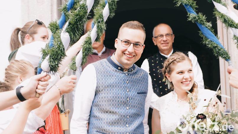 Hochzeit: Katrin Brabec und Michael Roderer (13.08.2022) Bild: Bianca Bayer/exb