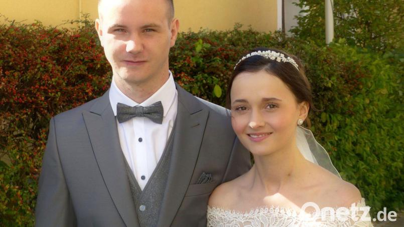 Theresa Geigenmüller und Andre Mayer feiern Hochzeit. Bild: lgc