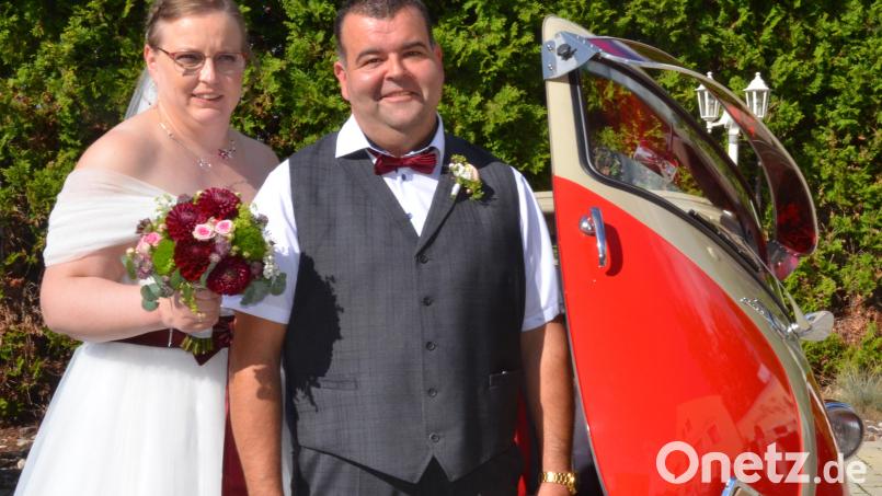 Das Brautpaar Cordula und Stefan Marx. Bild: Kunz