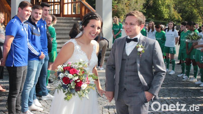 Christina Herrmann und Klaus Moucha haben geheiratet. Bild: war