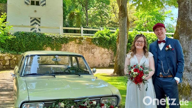 Carolin und Daniel Kohler feierten Hochzeit auf Schloss Kühlenfels. Bild: wku