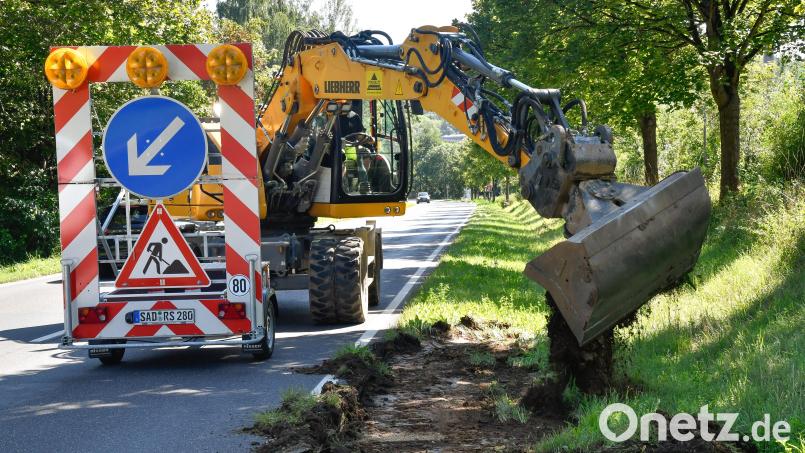 Ein Bild vom Beginn der Bauarbeiten an der Rosenbachstraße: Jetzt ist ihr Ende ganz nah. Archivbild: Petra Hartl