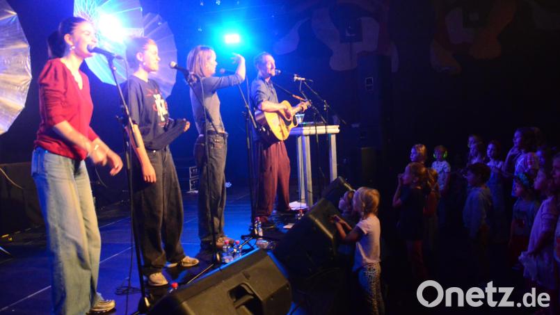 "D!E GÄNG" begeistert die Kinder. Bild: Kunz