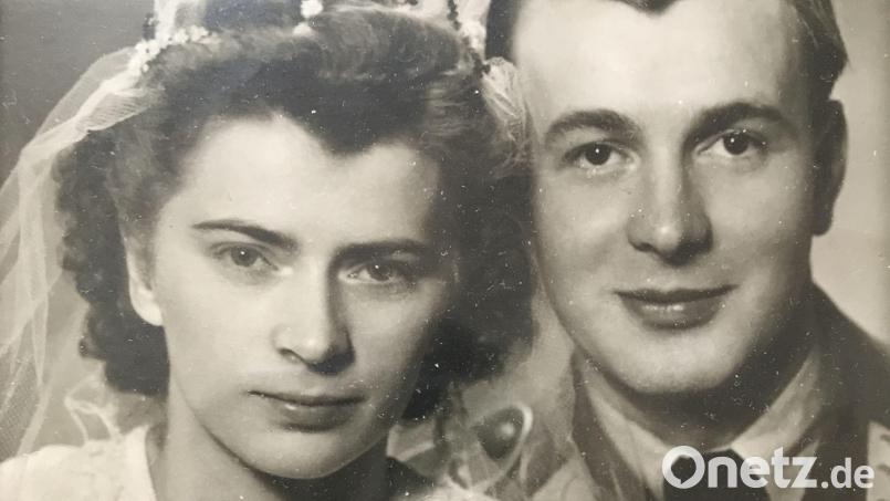 Hedwig und Günther Weise lernten sich im Zweiten Weltkrieg kennen. Wie genau, erfuhr ihr in Amberg lebender Sohn erst vor einem Jahr – als er bereits 65 war. Bild: Archiv Günther Weise/exb