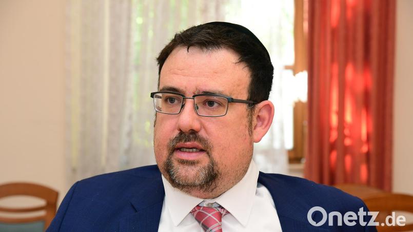 Auch Ambergs Rabbiner Elias Dray ist erschüttert und entsetzt über den Terror, der mit den Angriff der Hamas über Israel hereingebrochen ist. Archivbild: Petra Hartl