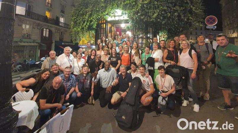 Die Reisegruppe der DJK Falkenberg genoss das vielfältige Programm der Paris-Tour. Bild: DJK Falkenberg/exb