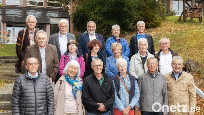 Der Abiturjahrgang 1968 feierte ein Schülertreffen. Bild: Fotostudio Hummer/exb