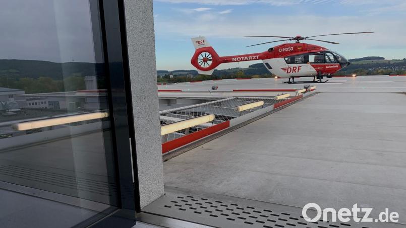 Auch der Landeplatz für den Rettungshubschrauber auf dem Dach des Klinikum in Weiden kann bei eigens angesetzten Führungen besichtigt werden. Bild: Gabi Schönberger
