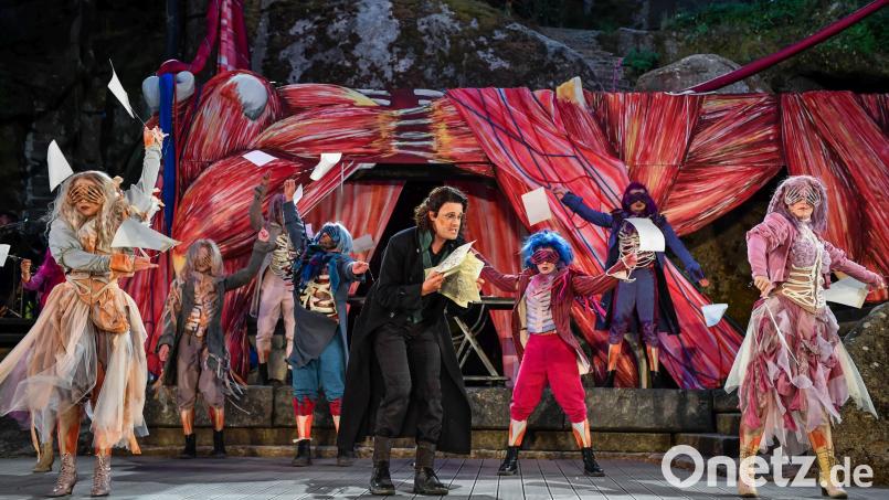 Die Uraufführung des Musicals &quot;Frankenstein&quot; sorgt für eine fulminante Eröffnung der Abendspielzeit der Luisenburg-Festspiele. Archivbild: FLO MIEDL/Luisenburg-Festspiele