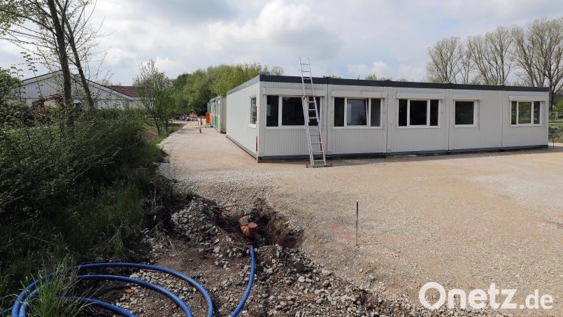 Sollen in Erbendorf Wohncontainer für Asylbewerber, wie auf diesem Archivbild, gebaut werden? Darüber möchte der Stadtrat zunächst in einer Ausschusssitzung diskutieren. Archivbild: Wolfgang Steinbacher