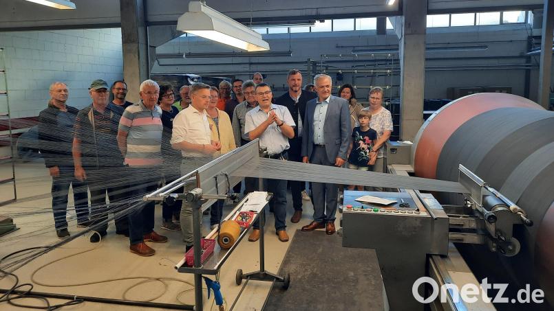 Betriebsbesichtigung bei der Firma Mehler in Tirschenreuth. Bild: CSA Tirschenreuth/exb