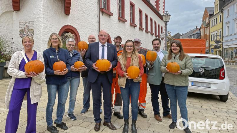 Die Stadt lädt ein zum Herbstmarkt am Sonntag, 22. Oktober. 500 Kürbisse sind dabei in der ganzen Stadt verstreut. Bild: fphs
