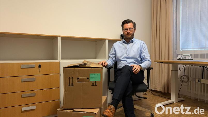Das Büro ist leer, der Auszug steht bevor. Für den Weidener Christoph Skutella (FDP) endet die Zeit als Landtagsabgeordneter in München. Einen neuen, gewichtigen Posten hat er aber in Aussicht. Bild: Skutella/exb