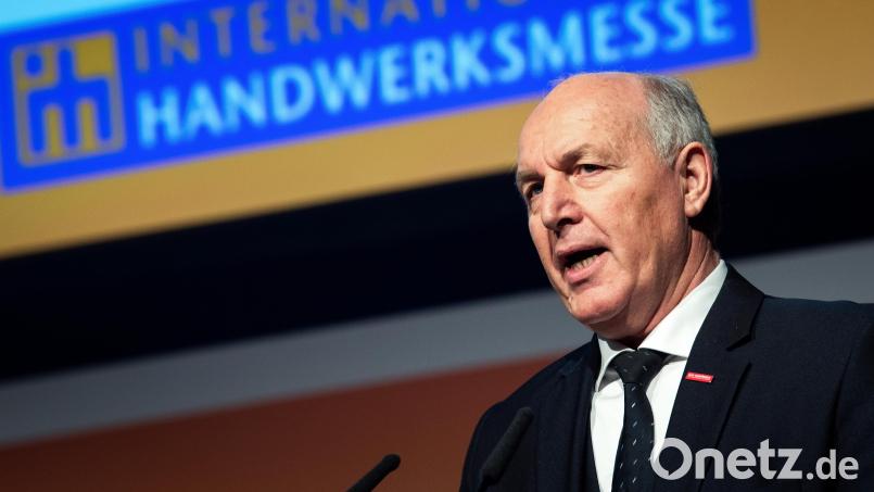 Franz Xaver Peteranderl, Präsident des Bayerischen Handwerkstags. Archivbild: Sina Schuldt/dpa