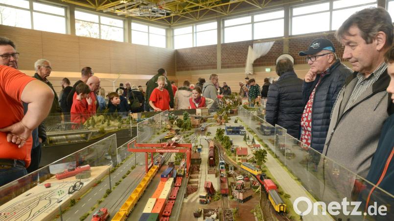 Da schlägt das Herz der Modelleisenbahner höher. Am Samstag und Sonntag, 4. und 5. November, gibt es in der Windischeschenbacher Mehrzweckhalle eine große Ausstellung mit vielen technischen Raffinessen. Bild: bey