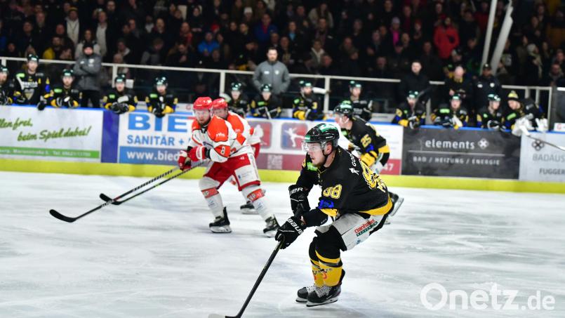 Der ERSC Amberg gastiert am Freitag beim TSV Peißenberg. Marco Pronath bestreitet sein erstes Pflichtspiel in dieser Saison. Archivbild: SignaLight
