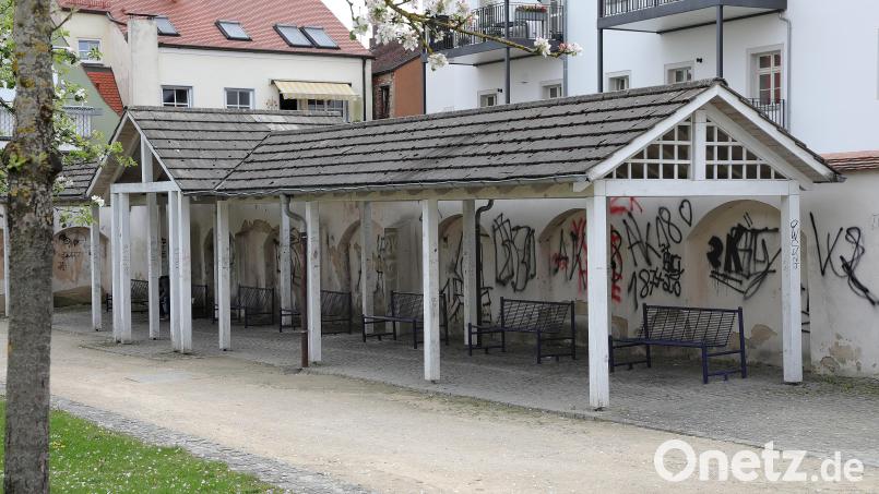 Der Maltesergarten ist einer von mehreren Treffpunkten Jugendlicher in der Amberger Innenstadt. Archivbild: Wolfgang Steinbacher