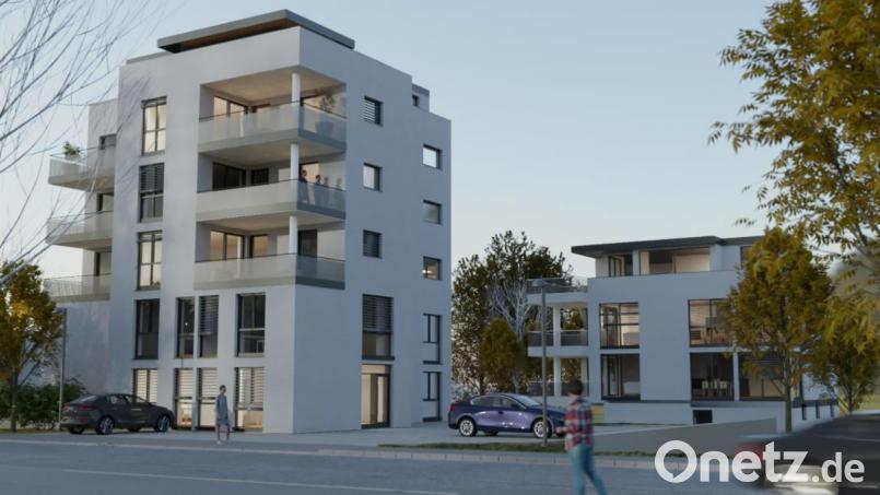 Die Animation zeigt den neuen Wohnkomplex &quot;Speicher-Quartier&quot;, der anstelle der alten Lagerhausgebäude errichtet wird. Bild: Raik Kohn/exb