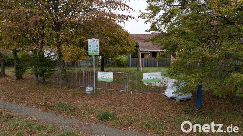 Der Spielplatz in der Schloßstraße in Erbendorf wird erneuert. Bild: rw