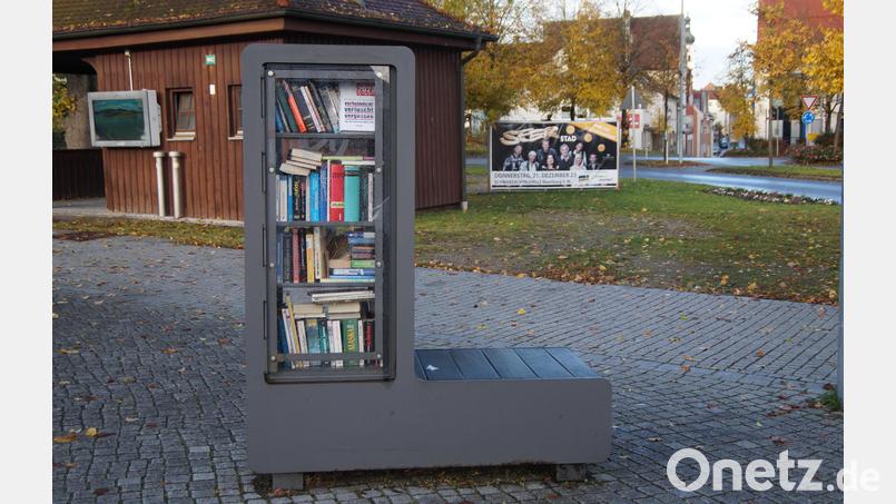 Der Bücherschrank bei der Stadthalle ist ein Beispiel von vielen, das zeigt, welche Maßnahmen im Bürgerhaushalt mit einem Gesamtbudget von 100 000 Euro zu machen sind. Bild: wel