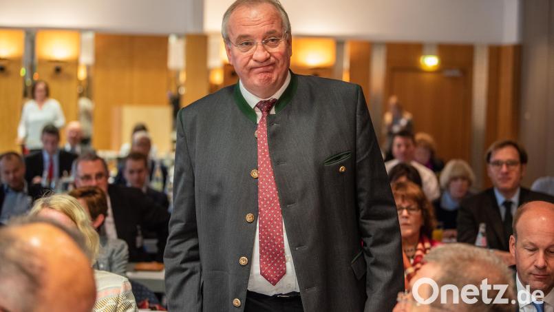 Der Präsident des Bayerischen Bezirketags, Franz Löffler (CSU) Archivbild: Nicolas Armer/dpa