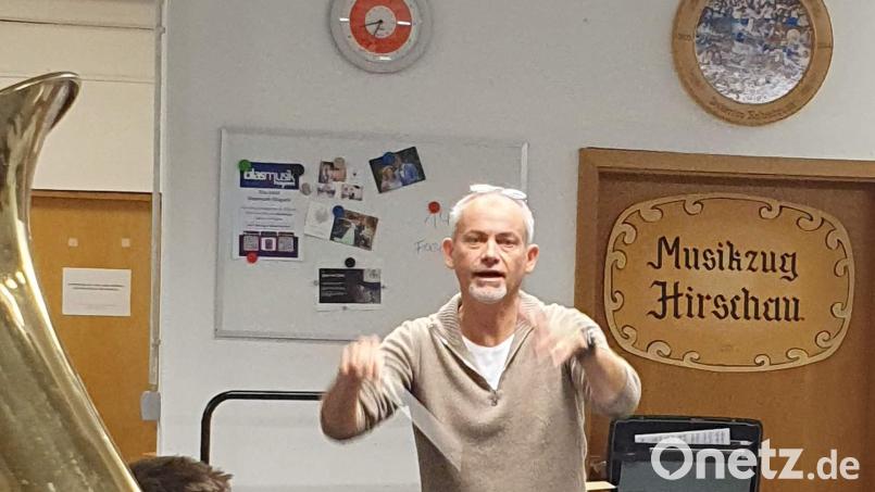 Marcus Hoffmann hat das Dirigentenamt beim Musikzug der Stadt Hirschau übernommen. Bild: u