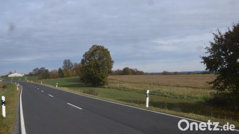 Rechts der Staatsstraße nach Windischeschenbach, im Hintergrund Klobenreuth, soll auf 4,64 Hektar eine Photovoltaikanlage entstehen. Bild: fz