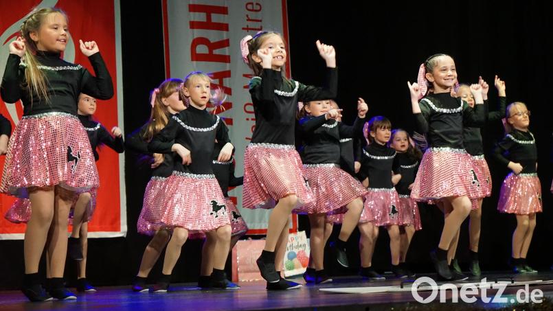 Einen tollen Faschingsauftakt erlebten die Besucher in der Stadthalle in Marktredwitz. Viel Beifall gab es für die jungen Akteure auf der Bühne. Bild: abi