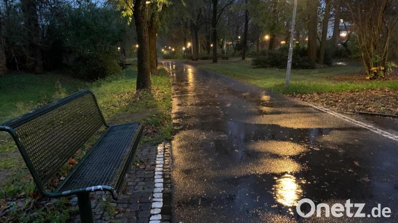 Hier, im Weidener Max-Reger-Park, soll vor einer Woche eine Frau nachts vergewaltigt worden sein. Belege für die zuerst in den sozialen Medien gestreuten Gerüchte liegen Oberpfalz-Medien nicht vor. Bild: Gabi Schönberger