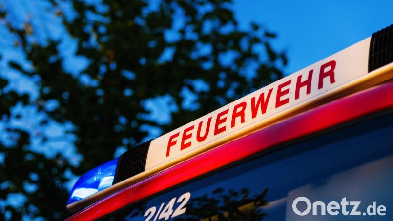 Das Blaulicht leuchtet auf dem Dach eines Einsatzfahrzeugs der Feuerwehr. Symbolbild: Philipp von Ditfurth