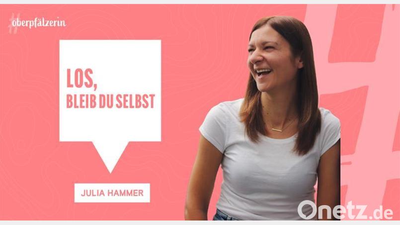 Redakteurin Julia Hammer weiß, was sie kann und bleibt sie selbst. Bild: Sara Neidhardt / Grafik: Redaktion Magazine